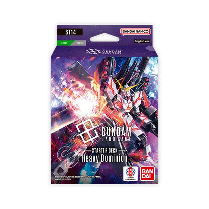 Gundam Card Game Heavy Dominion [ST14] starter deck box