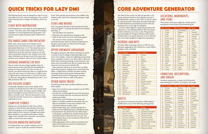 The Lazy DM's Companion - Physical & PDF (arriving in August 2025)