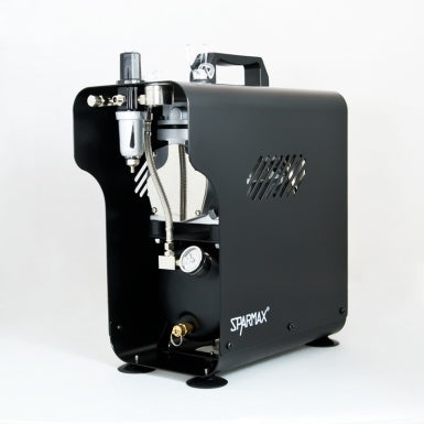 Sparmax TC-620X twin-cylinder airbrush compressor