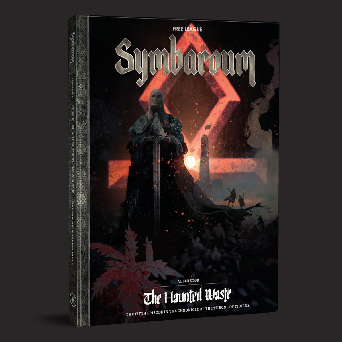 Symbaroum Alberetor The Haunted Waste hardcover cover