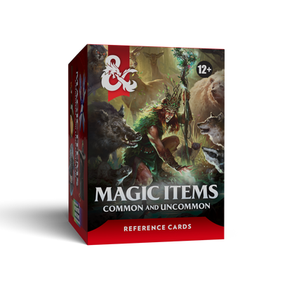 D&D Reference Cards Magic Items Common and Uncommon