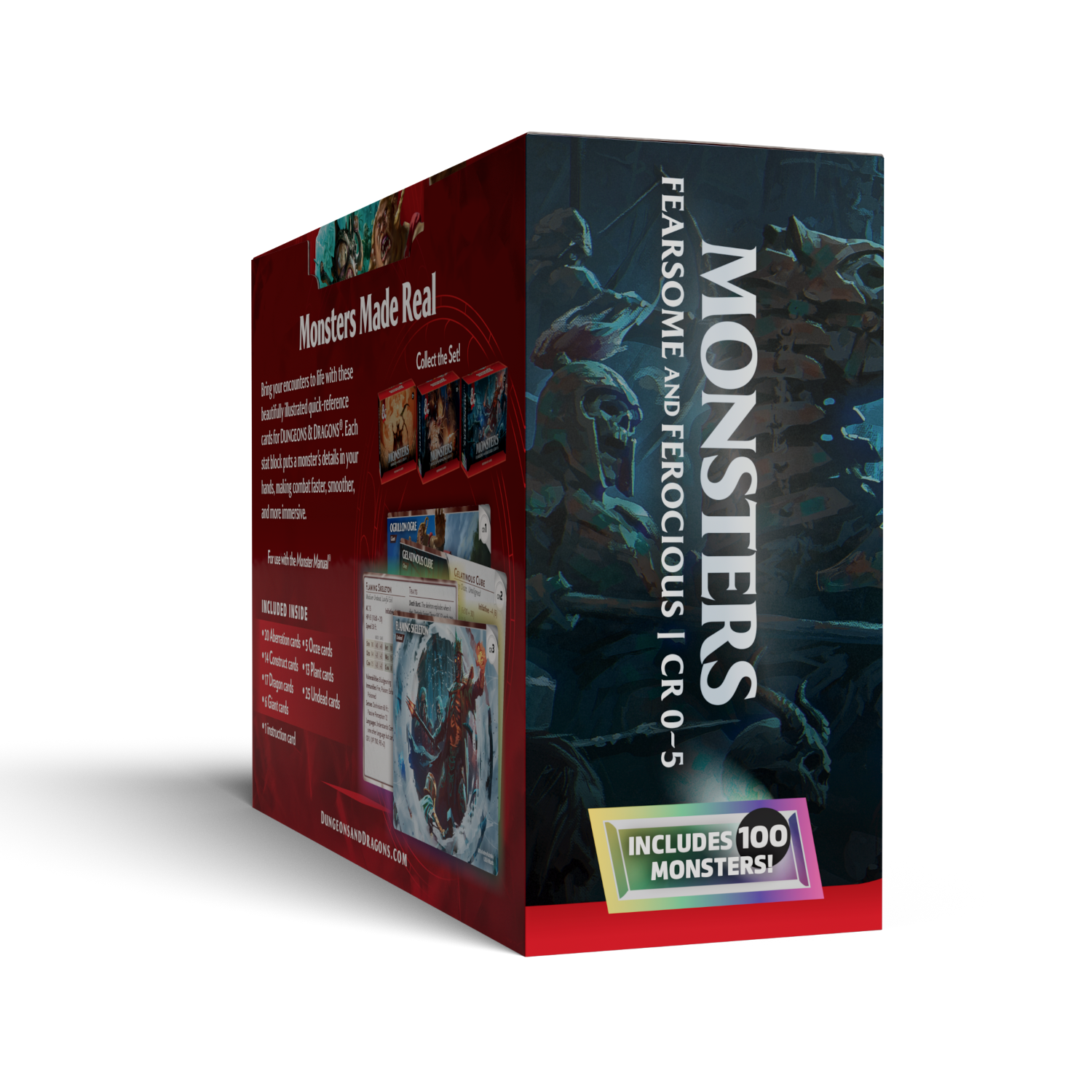 Dungeons & Dragons Reference Cards Monsters Fearsome and Ferocious