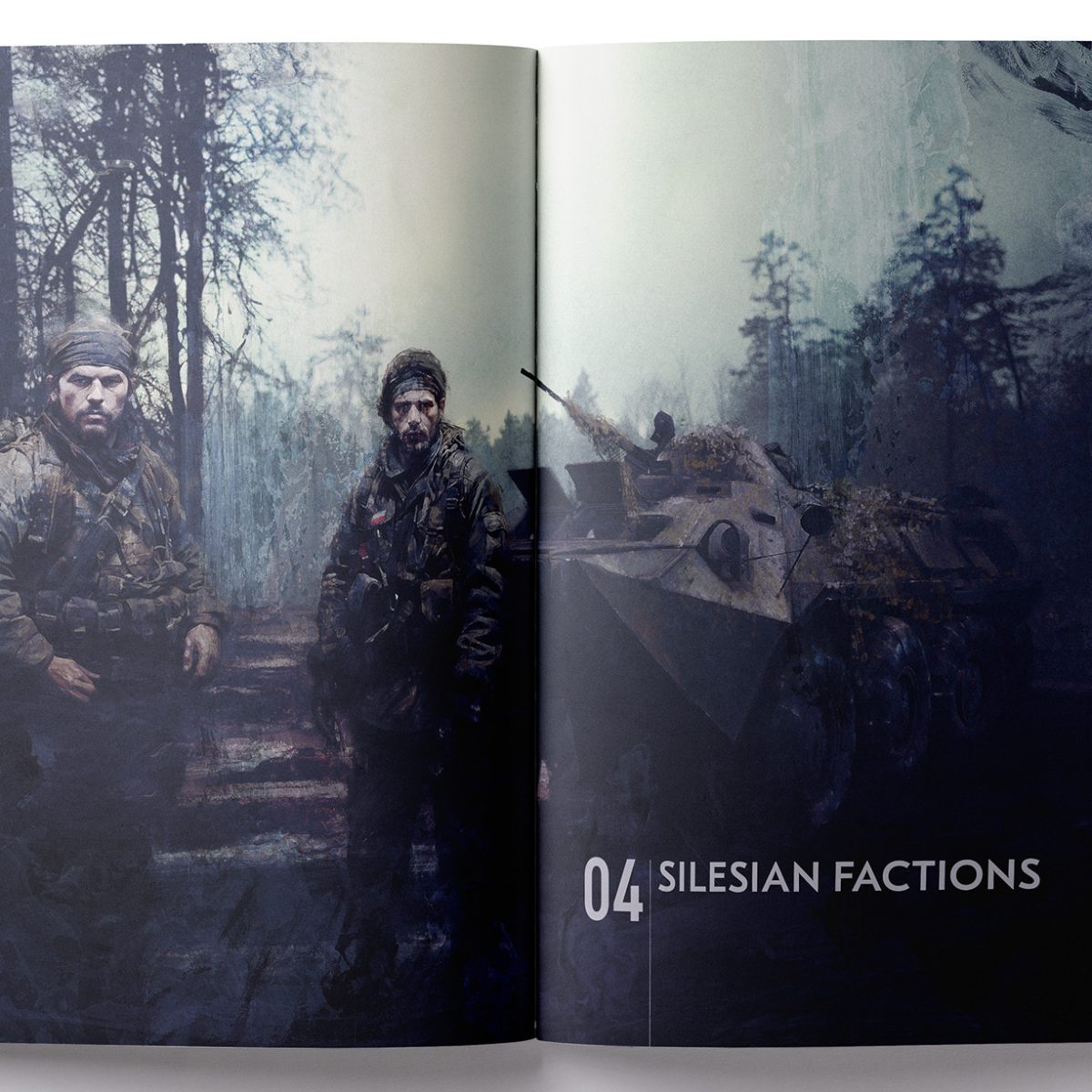 Twilight 2000 RPG, The Black Madonna interior rules and artwork spread 4