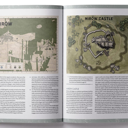 Twilight 2000 RPG, The Black Madonna interior rules and artwork spread 5