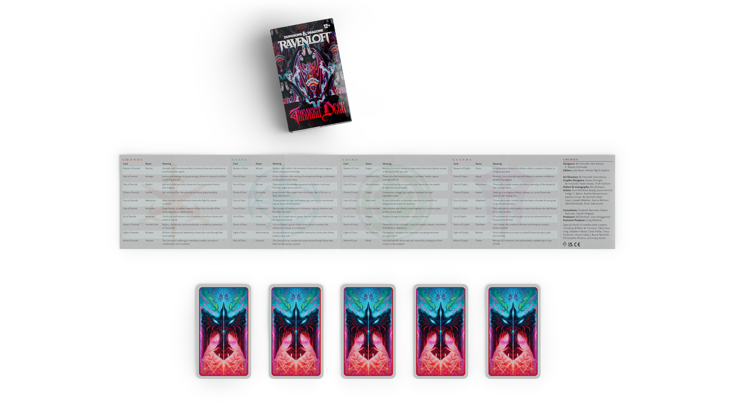 D&D Ravenloft Tarokka Deck 2026 - Preorder