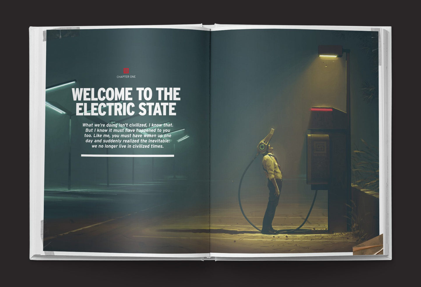 The Electric State core rulebook interior spread 1