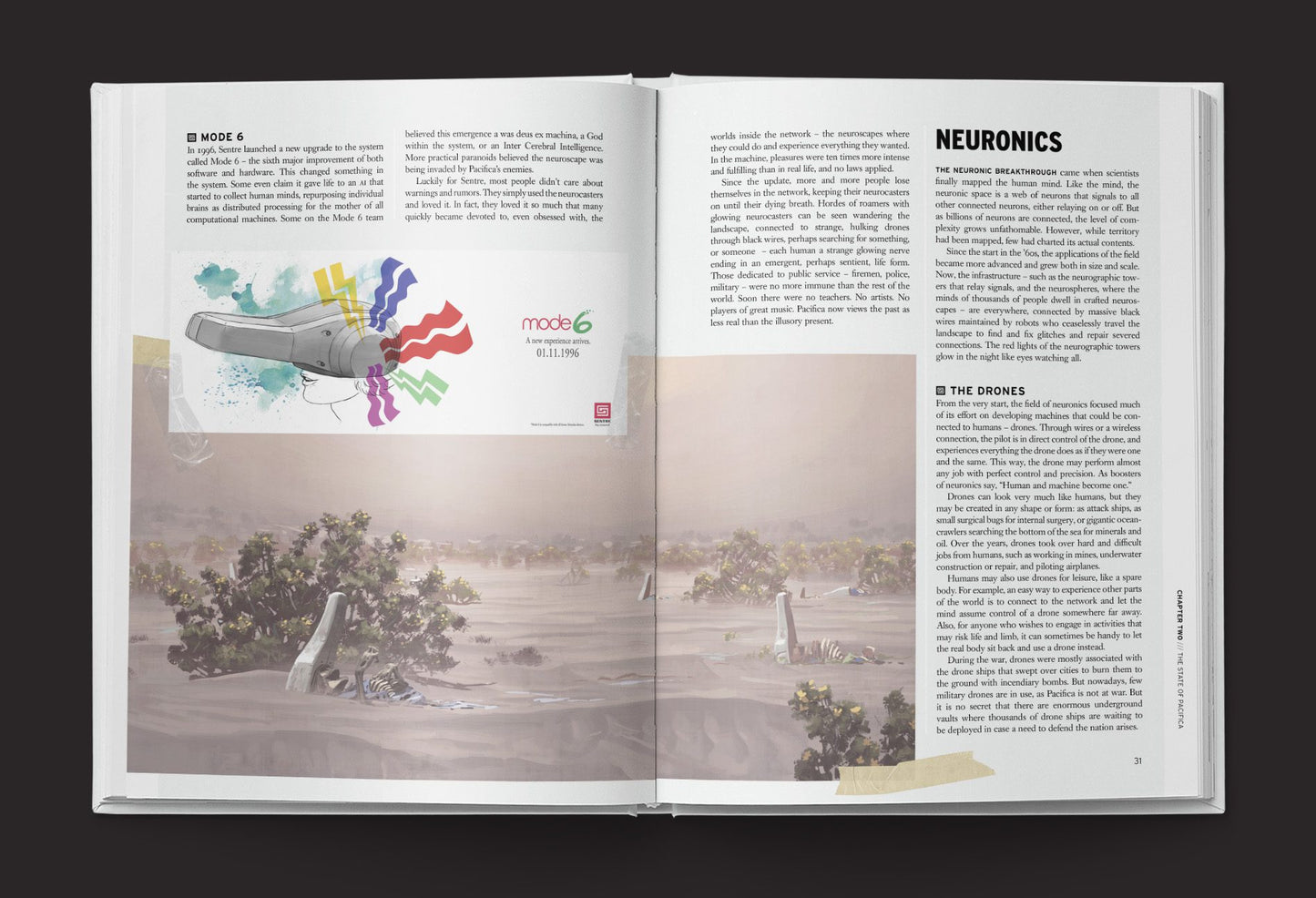 The Electric State core rulebook interior spread 2