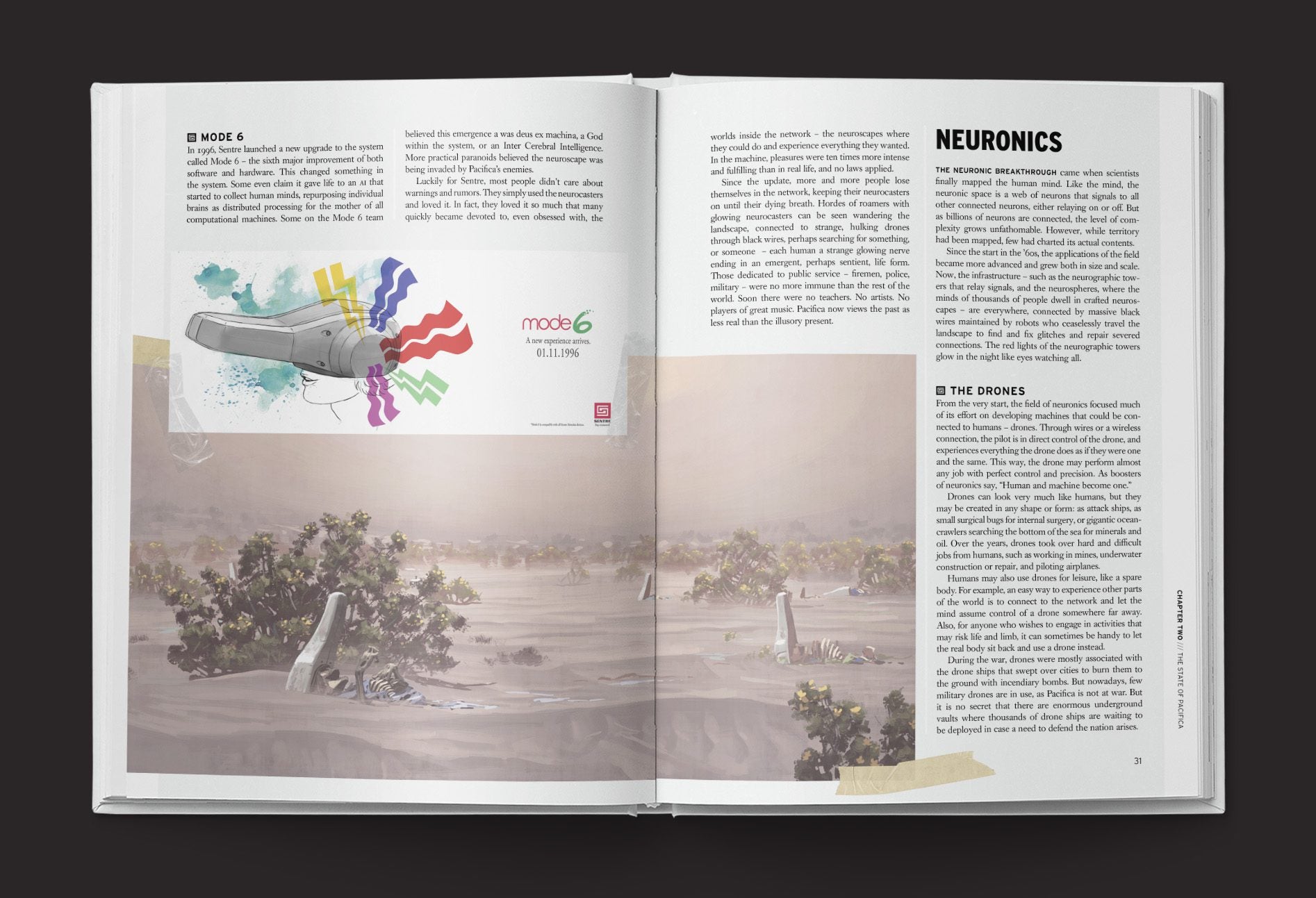 The Electric State core rulebook interior spread 2