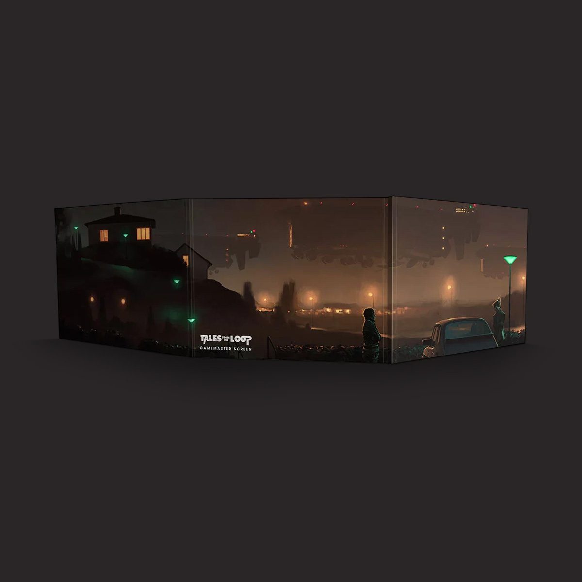 Tales from the Loop RPG, GM Screen gamemaster screen exterior panels