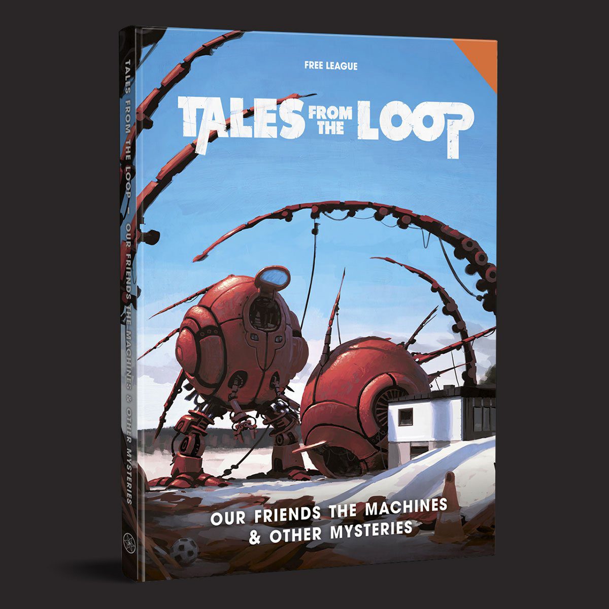 Tales from the Loop RPG, Our Friends the Machines & Other Mysteries front cover and product presentation