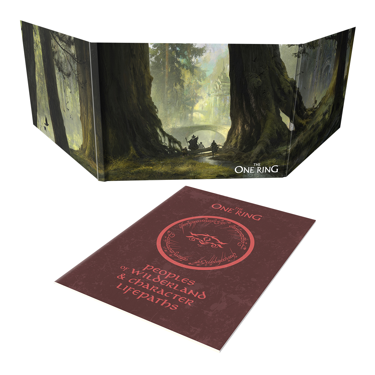 The One Ring RPG New Loremaster Screen with Wilderland compendium