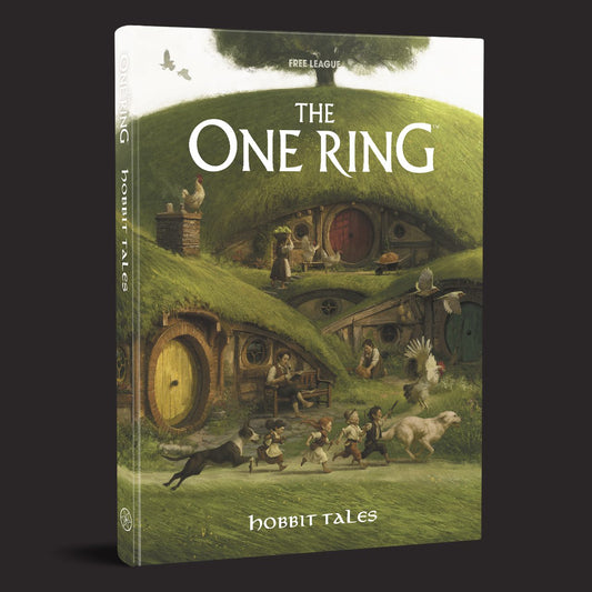 The One Ring RPG, Hobbit Tales front cover and product presentation
