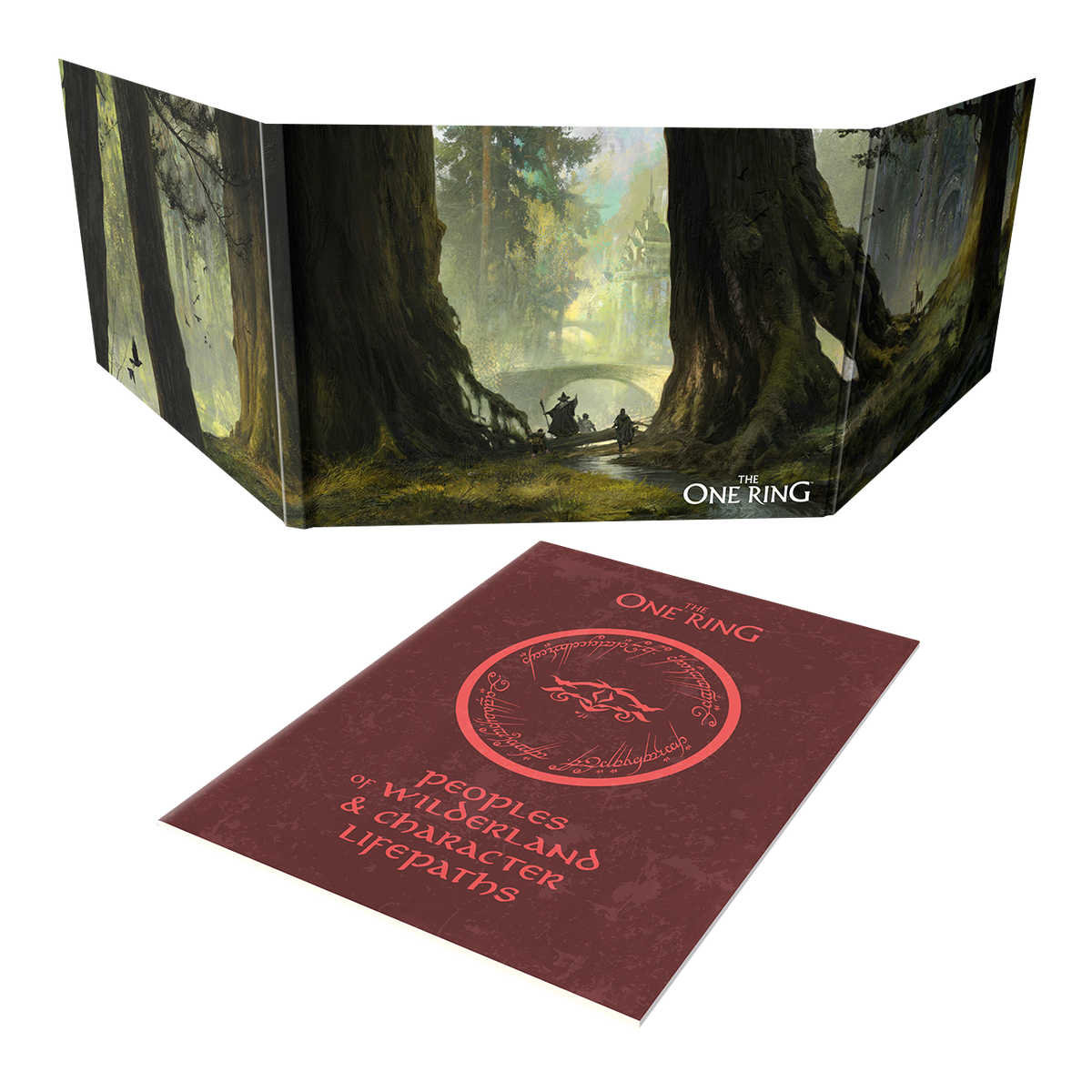 The One RingTM, New Loremaster's Screen & Wilderlands Compendium gamemaster screen panels