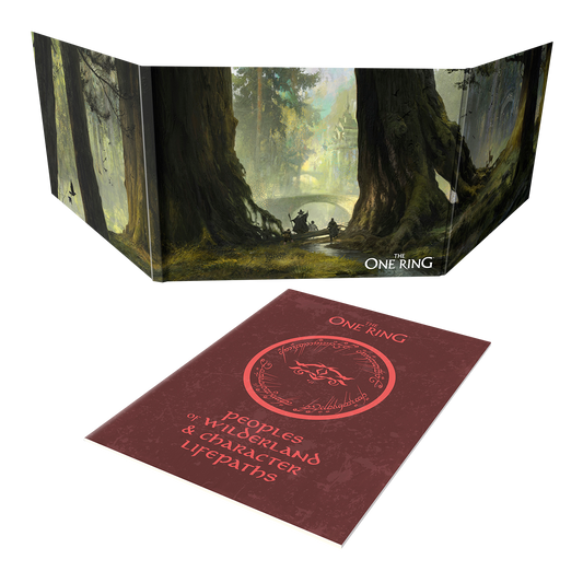 The One RingTM, New Loremaster's Screen & Wilderlands Compendium gamemaster screen panels