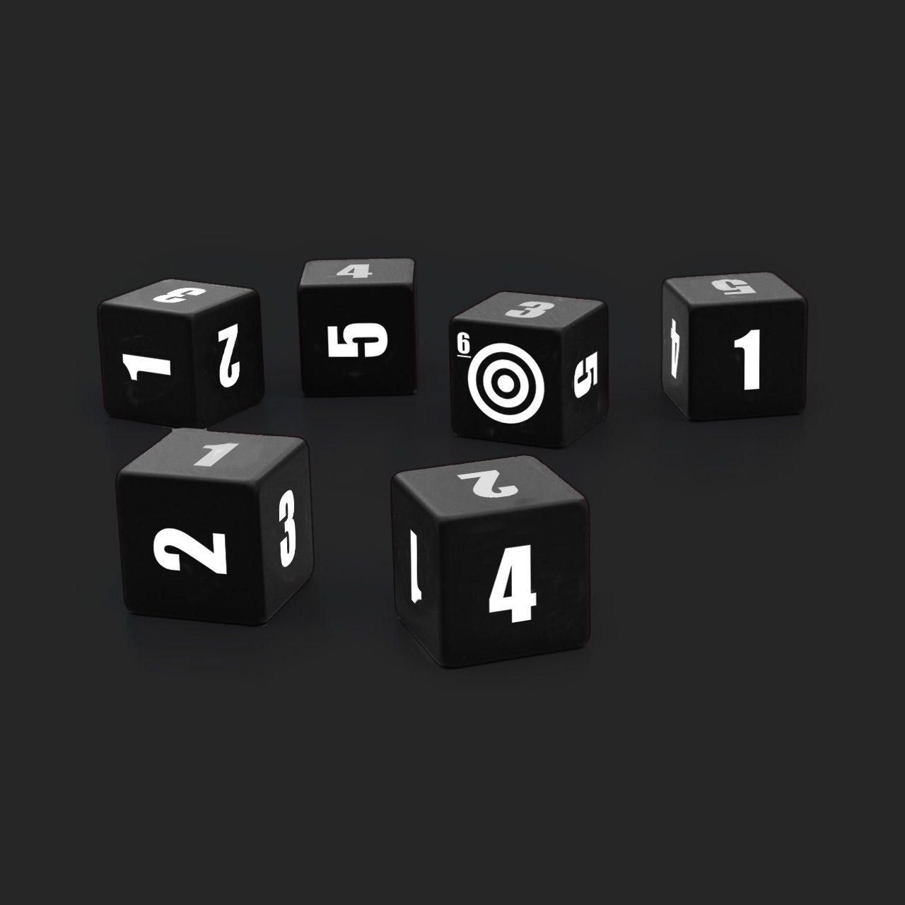 The Walking Dead Universe RPG, Base Dice engraved custom dice set