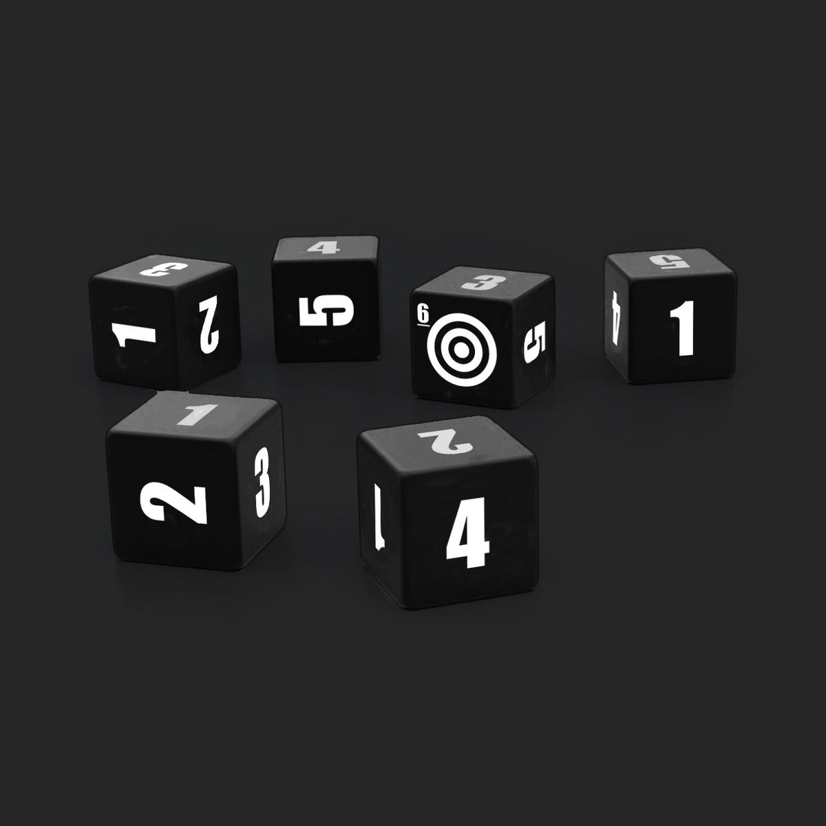 The Walking Dead Universe RPG, Starter Set engraved custom dice set