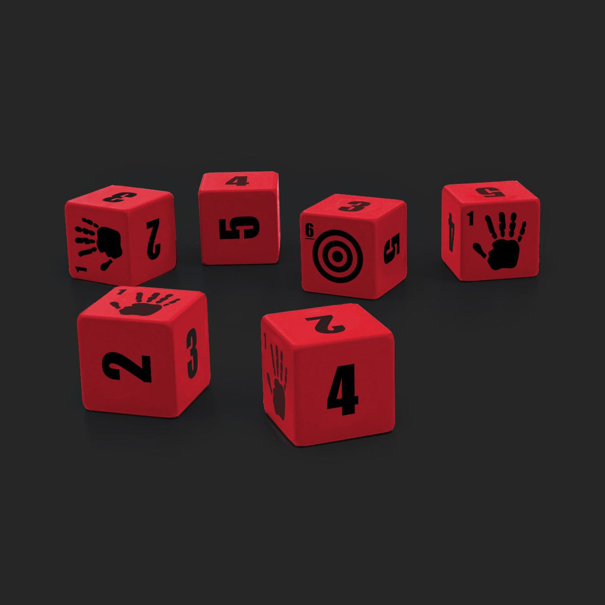 The Walking Dead Universe RPG, Starter Set engraved custom dice set view 4