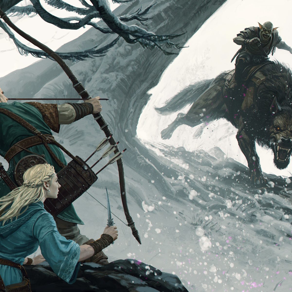 The One Ring RPG, Realms of the Three Rings interior artwork
