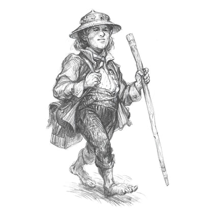 The Lord of the Rings RPG 5e, Shire Adventures interior artwork view 5