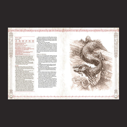 The Lord of the Rings RPG 5e, Tales From Eriador interior rules and artwork spread 3
