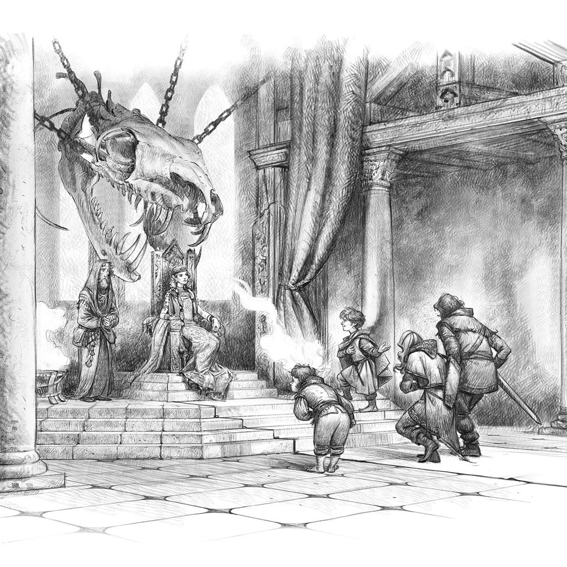 The One Ring RPG, Tales From the Lone-lands interior artwork view 5