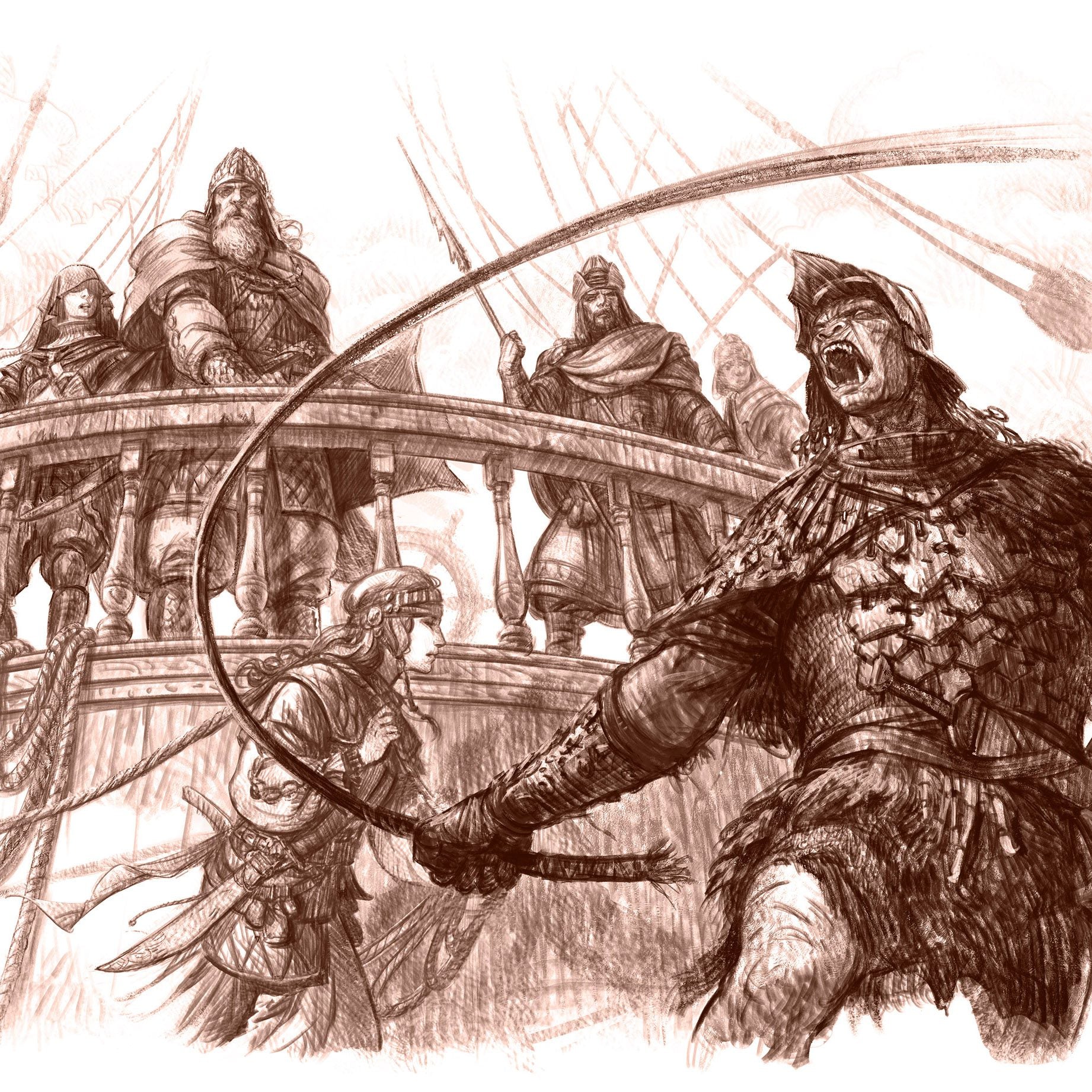 The One Ring RPG, Ruins of the Lost Realm interior artwork view 6