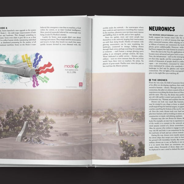The Electric State RPG - Core Rulebook Page Spread neuronics