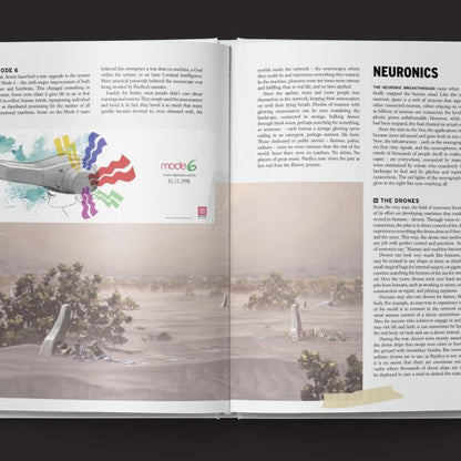 The Electric State RPG - Core Rulebook Page Spread neuronics