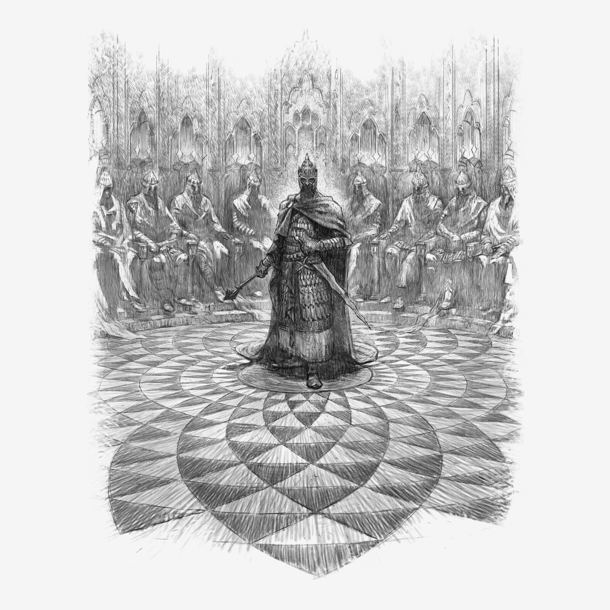 The One Ring RPG, Core Rules The Nine interior illustration