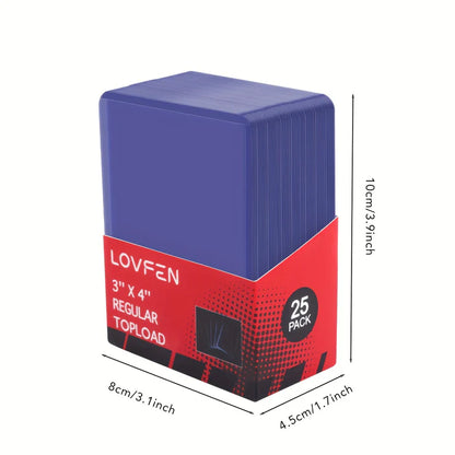 Trading card top loaders 25 pack