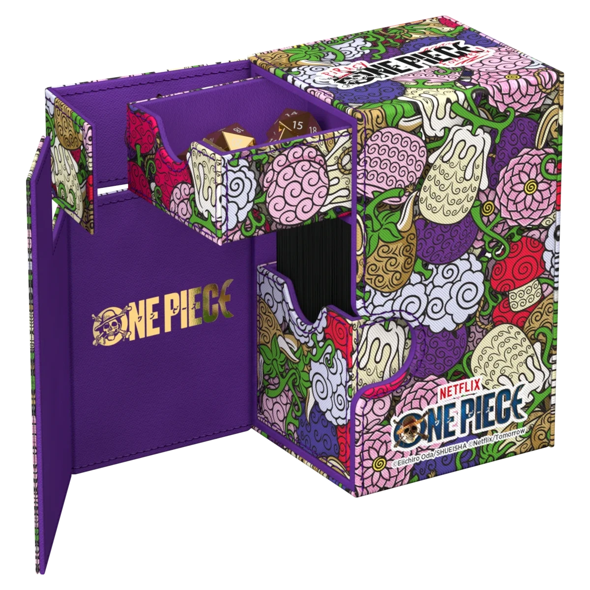 Devil Fruits deck box with accessory tray