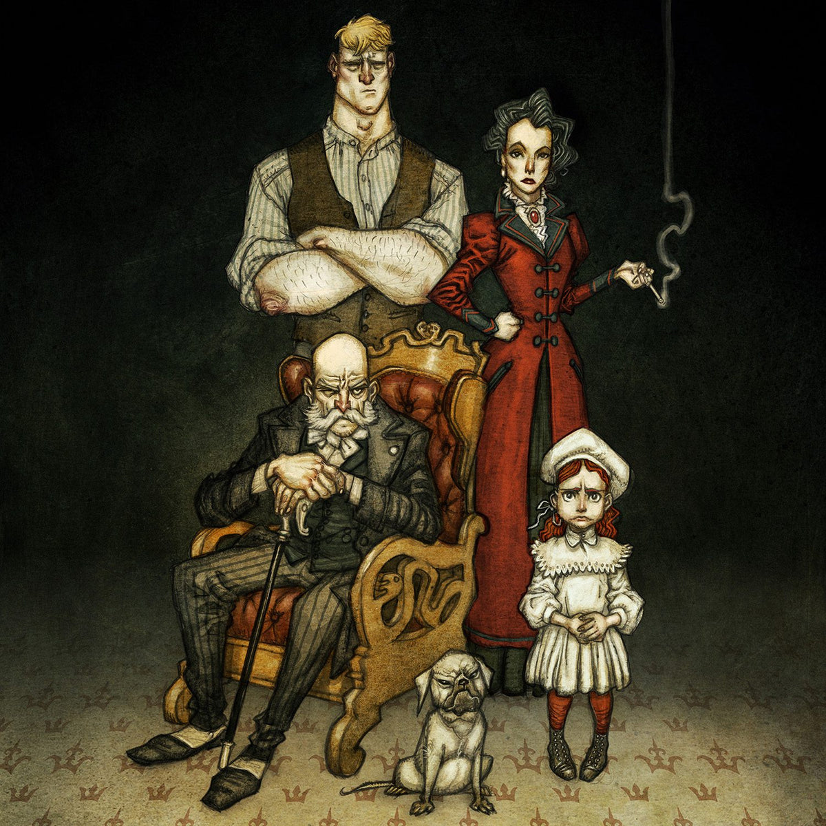 Vaesen Nordic Horror Roleplaying Core Rulebook interior artwork
