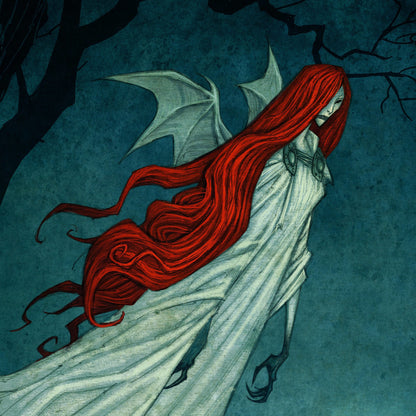 Vaesen Mythic Britain and Ireland Banshee illustration