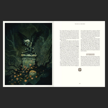 Vaesen Seasons of Mystery interior rules and artwork spread 2