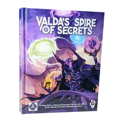 Valda's Spire of Secrets 5E hardcover book