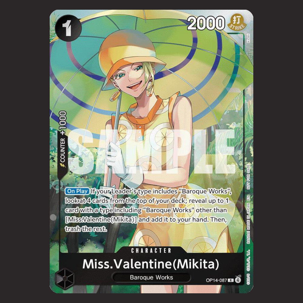One PIece OP 14 Miss.Valentine(Mikita) (Dash Pack) [The Azure Sea's Seven]