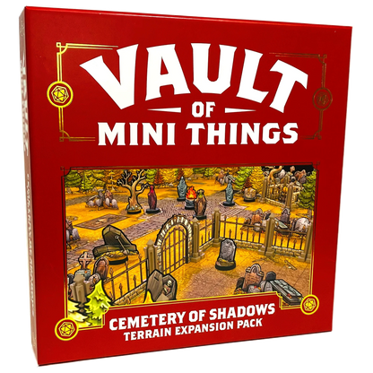 Vault of Mini Things Cemetery of Shadows - Terrain Expansion Pack Front