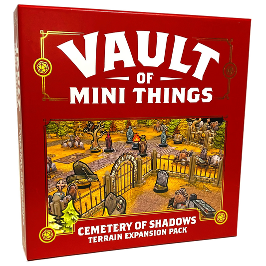 Vault of Mini Things Cemetery of Shadows - Terrain Expansion Pack Front
