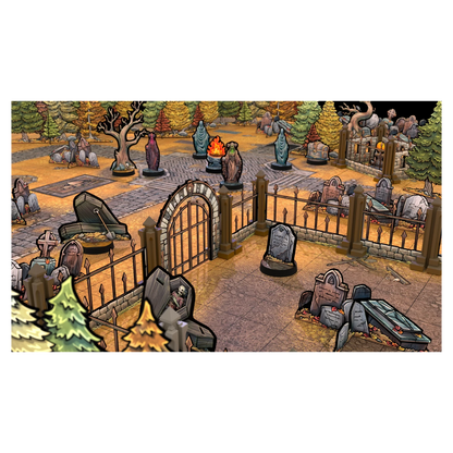 Vault of Mini Things Cemetery of Shadows - Terrain Expansion Pack Example