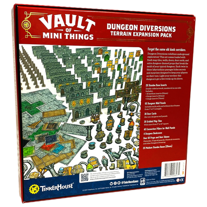 Vault of Mini Things Dungeon Diversions - Terrain Expansion Pack Back