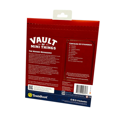 Vault of Mini Things The Minion Menagerie - Standee Expansion Pack Back