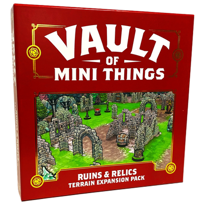 Vault of Mini Things Ruins & Relics - Terrain Expansion Pack Front