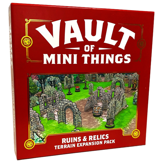 Vault of Mini Things Ruins & Relics - Terrain Expansion Pack Front