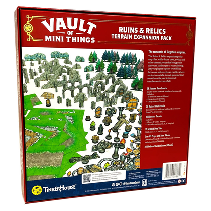 Vault of Mini Things Ruins & Relics - Terrain Expansion Pack Back