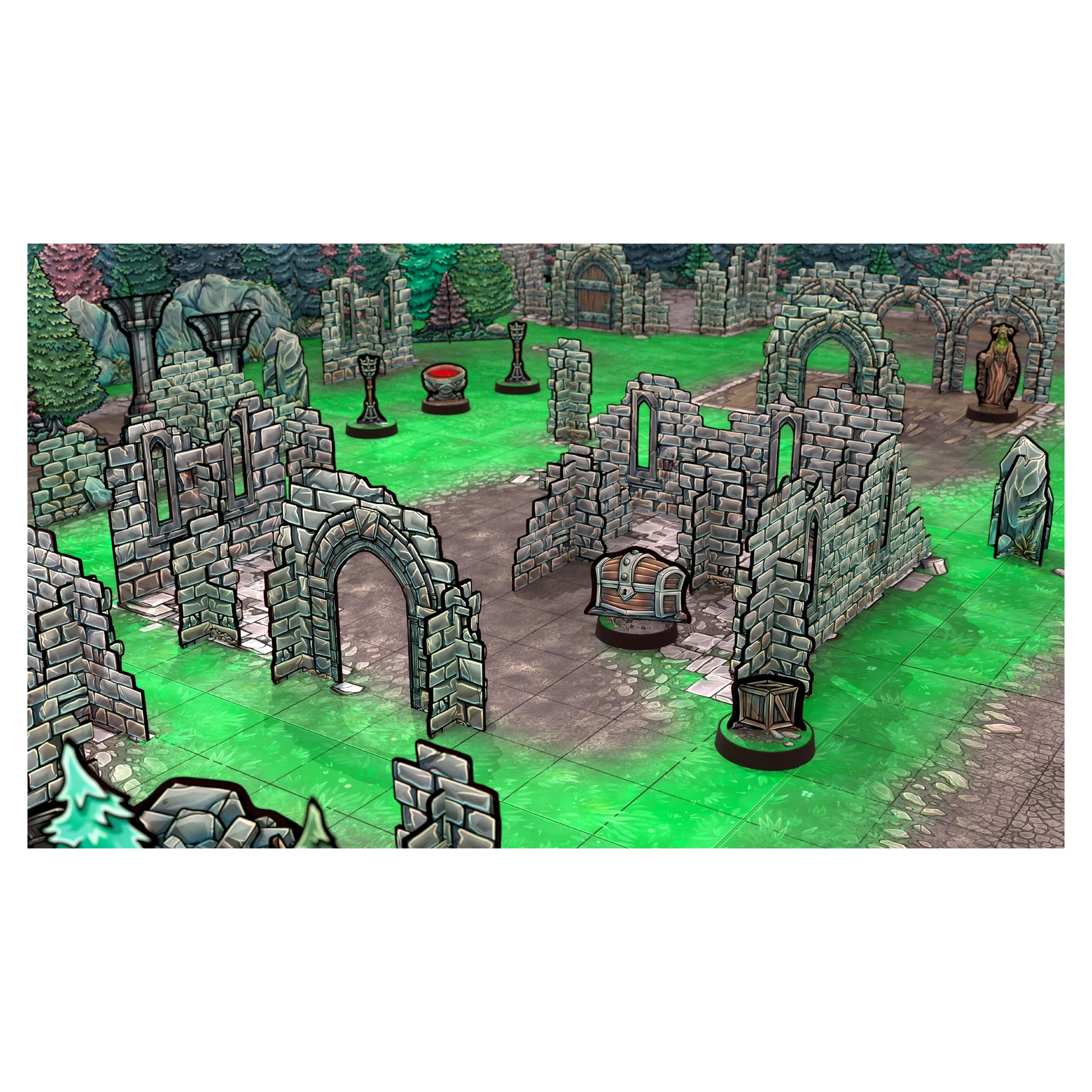 Vault of Mini Things Ruins & Relics - Terrain Expansion Pack Example