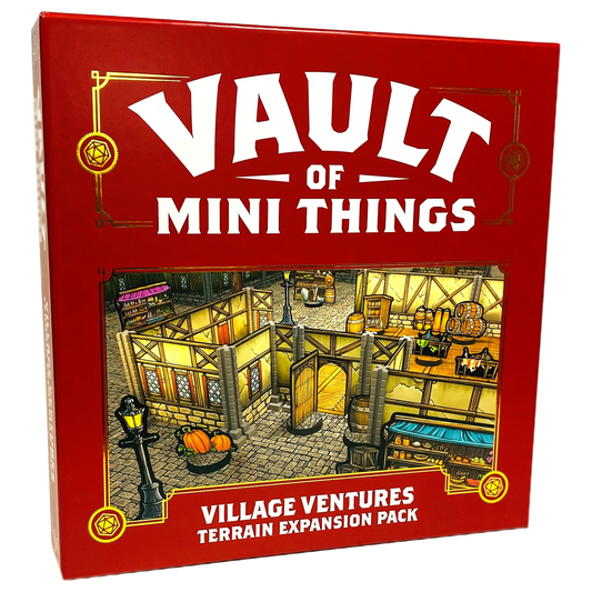 Vault of Mini Things Village Ventures - Terrain Expansion Pack Front