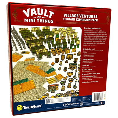Vault of Mini Things Village Ventures - Terrain Expansion Pack Back