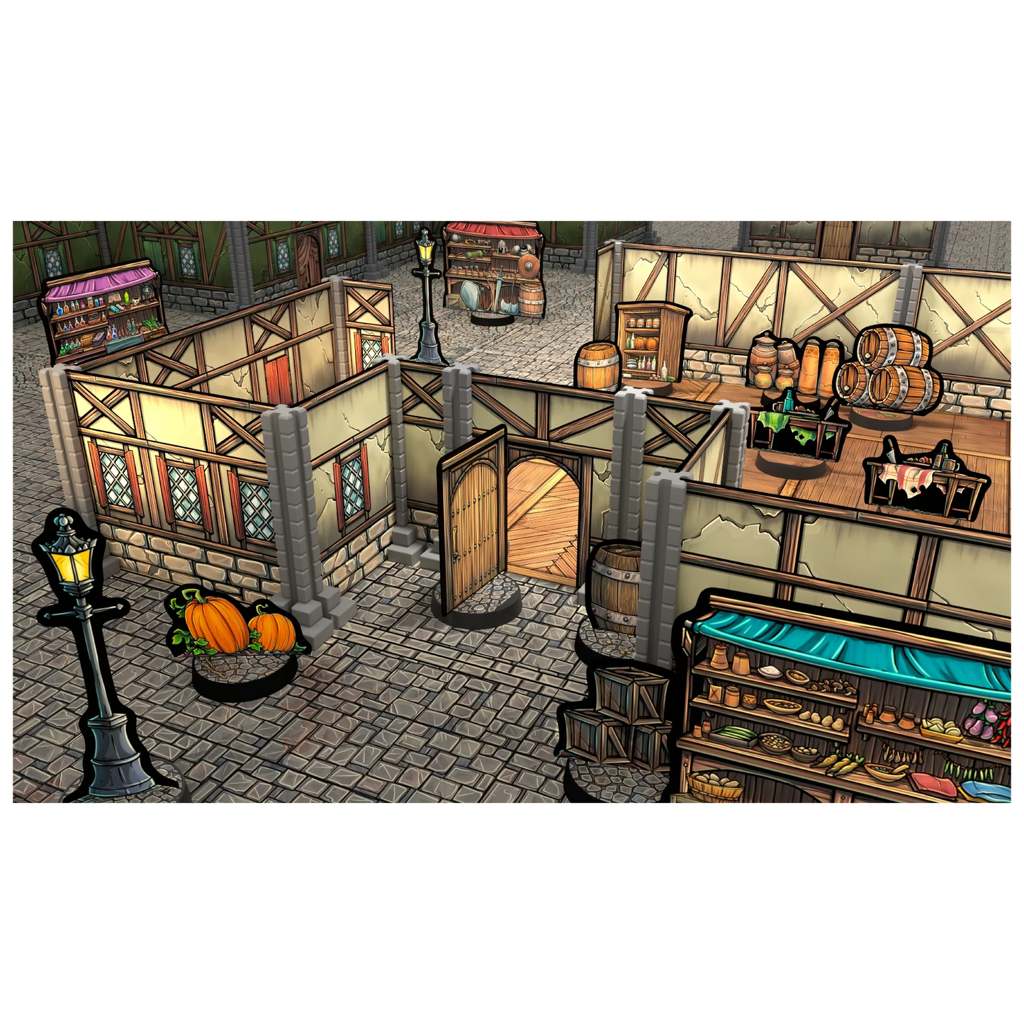 Vault of Mini Things Village Ventures - Terrain Expansion Pack Example