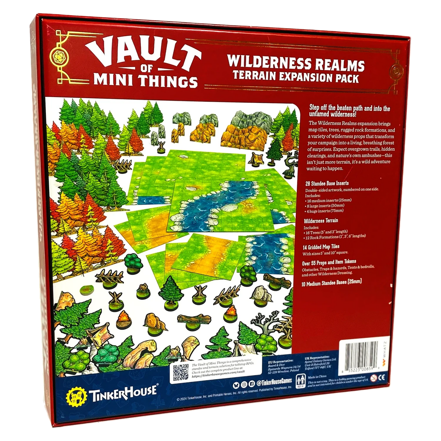 Vault of mini things Wilderness Realms - Terrain Expansion Pack Back