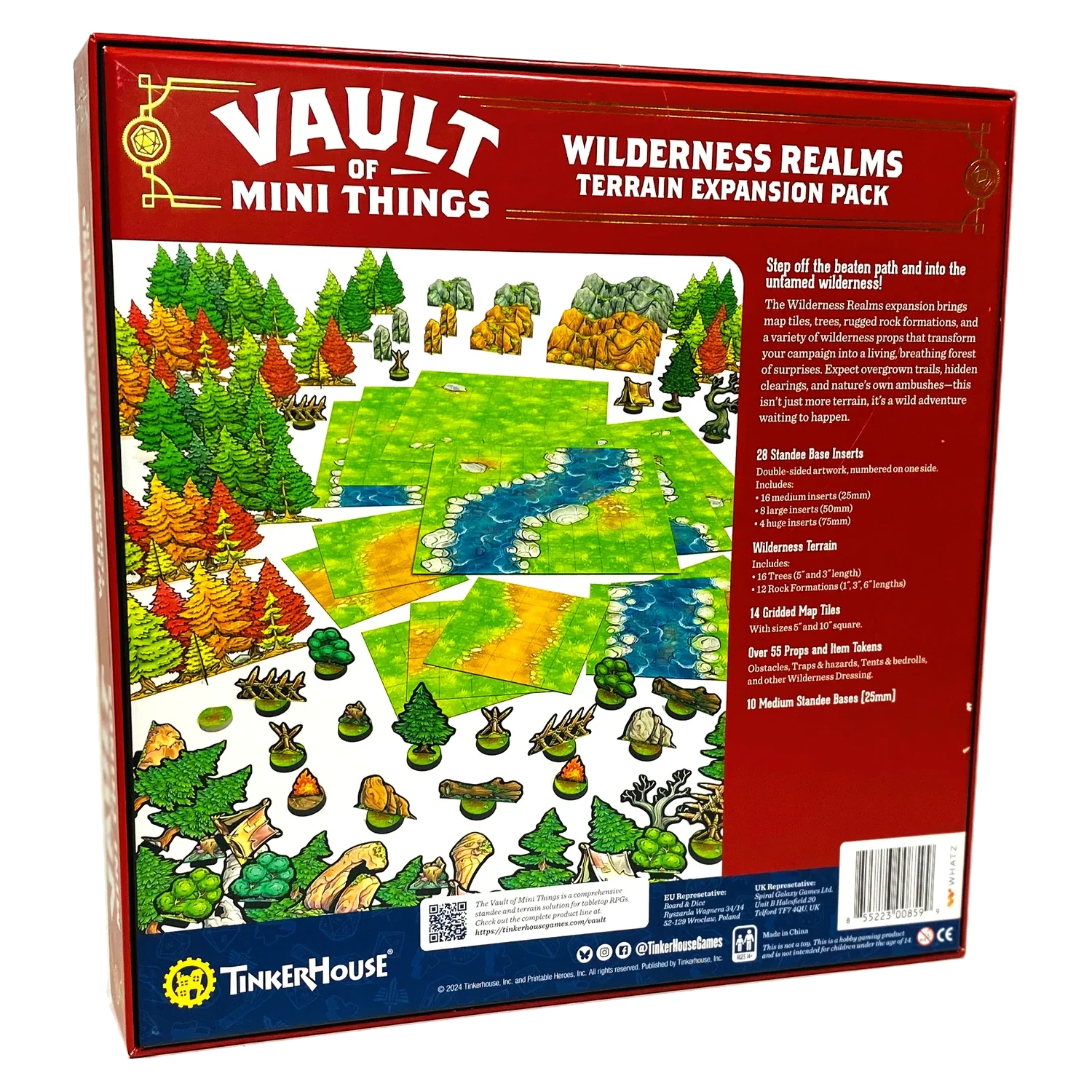 Vault of mini things Wilderness Realms - Terrain Expansion Pack Back